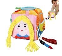 FmtwPhn Scatola attività Sensoriale,attività Educative Prescolari | Scatola per Bambini con 6 Competenze di Vita di Base,per Sviluppo Gioco Quotidiano Casa Aula Asilo Viaggio Compleanno