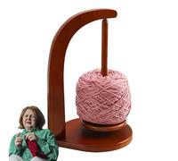 FmtwPhn Supporto girevole per filato, supporto per gomitoli per lavori a maglia, supporto magnetico girevole, dispenser per filati, spinner resistente all'usura per lavorare a maglia