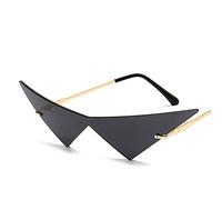 FMTZZY Giappone Anime Tengen Toppa Gurren-Lagann Cosplay Occhiali Moda Carnevale Partito Mostra Online Cosplay Props Regali (colore Montatura: Oro, Lenti Colore: Oro Nero)