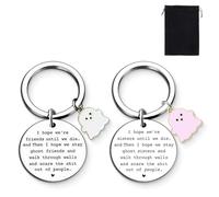 FMYODWU 2 pezzi Ispirativo regalo portachiavi, portachiavi personalizzato, portachiavi donna, ciondolo portachiavi a volte dimenticati quanto tu sia straordinaria pertanto questo è un promemoria