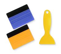 FMYODWU 3 Pezzi Spatola Professionale, Spatola per Wrapping Pellicola Auto, Spatola Professionale con Feltro, Spatola per Pellicole Adesive, per pellicola adesiva Auto, Pellicole per Finestre Ecc