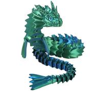 Fmzrbnih 3d Printed Articulated Dragon - 17.3in Joint Fidget Toy, Creative Stress Relief Ornament, Unique Plaything | Multipurpose 3d Printed Flexible Dragon for Girls Kids Friends Family Giffts