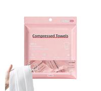 Fmzrbnih Asciugamani Compressi | 6 Pezzi Salviette Detergenti per Viso | in Cotone Compresso | per Donna Uomo Viaggiatori Palestra Hotel Resort Campeggio Trekking Spiaggia Gite Fuori Porta