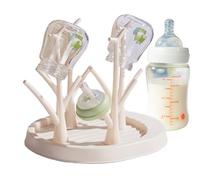 Fmzrbnih BabybottleDrying Rack - Portabottiglie staccabile, Tree Shaped BottleDryer, Multipurpose Space Saving Organizer | Kitchen Countertop Storage for BabyBottles, BabyFeeding Accessories Milk