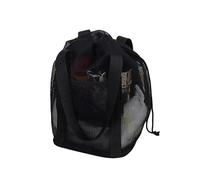Fmzrbnih Borsa da spiaggia piccola Tote,Tote da spiaggia per la spesa | Organizzatore di viaggio multiuso palestra piscina grande borsa per asciugamani giocattoli crema solare, Nero , Se référer au