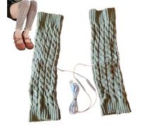 Fmzrbnih Calze riscaldate ricaricabili, calze riscaldate elettricamente riscaldate, scaldamuscoli lavabili, calde, calze invernali, ricaricabili tramite USB, per sci, caccia