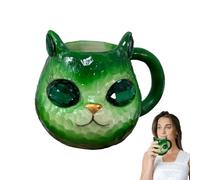 Fmzrbnih Cat Coffee Mug - Mineral Crystal Drinkware, Handmade Resin Cup, Long Lasting Geode Animal Beverage | Multifunctional Home Decor Tableware Giffts For Women Men Cat Lovers Coffee Tea Drinking