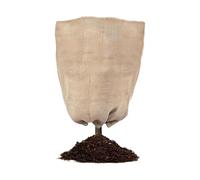 Fmzrbnih Coperture Antigelo per Piante da Esterno | Coperta in Tela di Iuta con Cordino,Tessuto Antigelo,per Giardino Terrazza Serra Verdura Fiori Freddo Utilizzo Notturno Transizione Stagionale