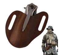 Fmzrbnih Folding Knives Holster - Multipurposeleather Sheath, Pocket knifeHolder with Most Pocket Knives & Belt Clip | Long Lasting Menleather Organizer Sheath,leather knifeHolster Belt Compatible