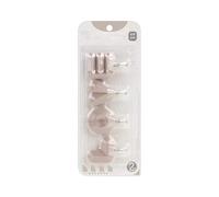 Fmzrbnih Ganci adesivi da parete, ganci adesivi, ganci per lettere, ganci per lettere, ganci per uso domestico, ganci impermeabili per soggiorno, bagno, cucina, camera da letto, decorazione 4 pezzi