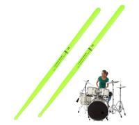 Fmzrbnih Glow Drumsticks | Bacchette luminose in nylon con luce notturna - Bacchette morbide e leggere che brillano al buio per batteristi adulti