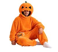 Fmzrbnih Halloween Pumpkin Costume Soft Comfortable Wearable Pajamas