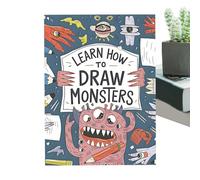 Fmzrbnih Libri Da Colorare per - 8,2 X 11,2 Pollice Libro Di Attività Artistiche Creative, Blocco Da Disegno Divertente, Pagine Di Pittura Rilassanti E | Educati Esercizi Educati