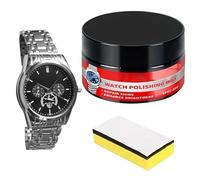Fmzrbnih Orologio Crystal Polish - Scratch Removal Compound, Repair Tool Sponge, Long Lasting Restoration Solution | Strap Screen Refinishing Kit for Glass Brass Stainless Resin Ring Steel Epoxy