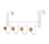 Fmzrbnih Overdoor Coat Rack - Heavy Duty Door Hooks Screwless Mounting System, Outstandingcorrosion Proof Towel Holder | Multipurpose Garment Hats Storage Organizer Entryway Bathroom Bedroom Kitchen