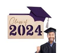 Fmzrbnih Portamondi gradi, porta carte per laureati, porta carte in legno per la laurea 2024 | Porta carte di laurea, copertina per anziani per il college