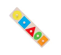 Fmzrbnih puzzlea Forma Multipla - puzzlein Legno, Giocattolo a Forma di manopola Portatile | puzzledi apprendimento educativo per Bambini, Forme di Legno Jumbo Board di puzzlegeometrica montesso