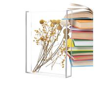 Fmzrbnih Scatola di conservazione in acrilico trasparente - Cornice per foto e organizzatore di presentazione | Espositore multifunzione per collezioni di foto, biglietti da collezione, ricordi