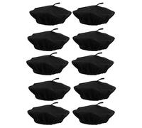 FNA Fashions - Berretto francese nero unisex - ideale per travestimenti e casual eleganza (10)