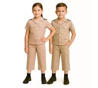 FNA FASHIONS® Costume da esploratore safari per bambini, per la scuola, accessorio per feste in maschera, taglia L, 10-12 anni