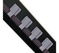 FNANJWQ 60 fascette stringicavo autoadesive, con retro adesivo, organizer per cavi elettrici sotto la scrivania, clip regolabili in nylon per la gestione dei fili per casa e ufficio
