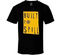 FNASVBOUO Built to Spill Band T Shirt Graphic Tee Printed Top for Mens Black XL Colour35