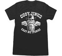 FNASVBOUO Cody Jinks Cast No Stones T Shirt Vintage Gift for Men Funny Tee