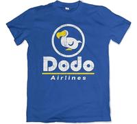 FNASVBOUO Dodo Airlines Crossing Blue Game T Shirt Mens