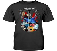 FNASVBOUO Porcupine Tree Guitar Signature T-Shirt Funny Father Day Men