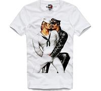 FNASVBOUO Sailor Man Gay T-Shirt Male Friend Lovers Tom of Finland Leather Jacket 5543