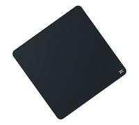 Fnatic Dash Pro XL - Tappetino per mouse da gioco esteso per eSport con bordi cuciti e base in gomma antiscivolo, superficie veloce (dimensione XL, nero, tessuto ibrido) - 475 x 475 x 3mm