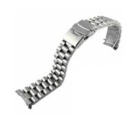 FNBDDX 3 Stili 22mm Cinturino In Acciaio For Immersione In Metallo Adatto For Casio For Duro For Mdv107-1A For MDV106-1A For Orologio Parti Di Ricambio(A-silver 3)