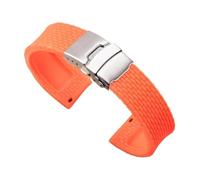 FNBDDX Cinturino In Silicone 18/20/22/24mm Adatto For Huawei Watch For GT 2/3 For Samsung For Galaxy For Active 2 Braccialetto Con Fascia Da Polso A Sgancio Rapido For Amazfit(Orange,20mm)