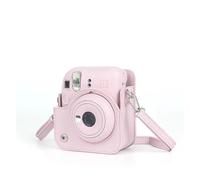 FNBDDX Misura For Instax Mini 12 Custodia For Fotocamera Protettiva Morbida In Pelle PU Borsa Da Viaggio Adatta For For A Pellicola Fujifilm Con Tracolla(KIT B)