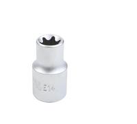 FNBDDX Prese tipo E 1/2 strumento E10 E11 E24 Presa Torx femmina for cricchetto Star Box End Testa chiave E12 E14 E16 Utensili manuali(E14)