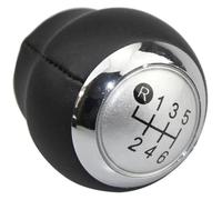 FNCVTM Cambio Manuale per Toyota per Corolla per RAV4 Avensis per Yaris Verso Auris Aygo Gear Stick Pomello della Copertura 5/6 velocità Leva del Cambio Shifter Pallamano(Silver 6 Speed)