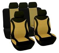 FNCVTM Coprisedili Auto Anteriore Per Hyundai Per Solaris Per Tucson 2019 Per Santa Fe Per Veloster Per Getz I40 Per I10 Ix35 Ix25 Coprisedili Auto Cuscino Supporto(Beige)