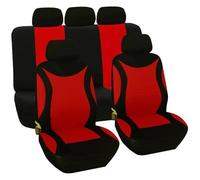 FNCVTM Coprisedili Auto Anteriore Per Hyundai Per Solaris Per Tucson 2019 Per Santa Fe Per Veloster Per Getz I40 Per I10 Ix35 Ix25 Coprisedili Auto Cuscino Supporto(Red)