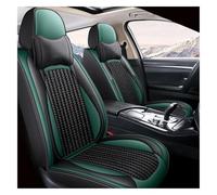 FNCVTM Per Dodge Per Caliber Per Journey Per Aittitude Per Caravan Coprisedile Auto Pelle Supporto Styling Cuscino Protettivo Coprisedili Auto Anteriore(Dark Green Pillow)