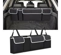 FNDYMNPG Organizer Auto Bagagliaio, per Dacia Duster 2.Gen 1.Gen HM HS 2010-2025 Portaoggetti per Bagagliaio Auto Borsa Portaoggetti per Bagagliaio Appendibile Accessori
