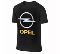 FNDYMNPG T-Shirt da Uomo, per Opel OPC Astra J H G K T-Shirt da Allenamento Elasticizzata Tinta Unita T-Shirt A Maniche Corte Morbida con Bottoni con Colletto,XXXXXL-A