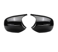 FNERRMEVC Calotte Specchietti Retrovisori Laterali per B&MW per Serie 1 3 E90 E91 E92 E93 E81 E87 E82 E88 Copertura dello specchietto retrovisore(Nero Lucido)