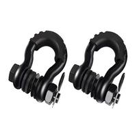FNERRMEVC Copertura Occhiello Traino Grillo Ad Anello A U 4.7T con Rondelle Isolanti 3/4 "Grilli per Impieghi Gravosi Gancio per Auto di Traino
