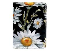 FNETJXF Custodia a portafoglio per passaporto, per donne e uomini, per passaporto, libro passaporto, margherita, floreale, estate, Modello75, 11.5x16.5cm/4.5x6.5 in