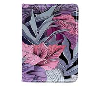 FNETJXF Custodia a portafoglio per passaporto, per donne e uomini, porta passaporto, cover per passaporto, moderna rosa floreale vintage, Motivo: 3054, 11.5x16.5cm/4.5x6.5 in