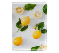 FNETJXF Custodia per passaporto da donna, in ecopelle, custodia per passaporto, fragola, arancia, kiwi, Motivo: 1943, 10x14cm/4x5.5 in