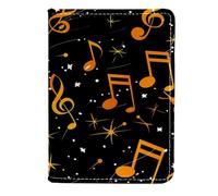 FNETJXF Custodia per passaporto per donne e uomini, custodia per passaporto, custodia per passaporto per donne/uomini, strumento musicale, chitarra, pianoforte, batteria, Motivo: 3451,