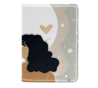 FNETJXF Porta passaporto, custodia per passaporto in pelle PU, portafoglio per passaporto, portafoglio per uomo, Love You San Valentino felice, Motivo: 2160, 11.5x16.5cm/4.5x6.5 in