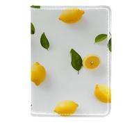 FNETJXF Porta passaporto da donna, porta passaporto, portafogli, essenziale da viaggio, per donne e uomini, limone, fragola, arancia, kiwi, Motivo: 1935, 11.5x16.5cm/4.5x6.5 in