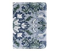 FNETJXF Porta passaporto, portafoglio passaporto, portafoglio passaporto per uomo, modello Marocco blu retrò etnico, Motivo: 3239, 11.5x16.5cm/4.5x6.5 in